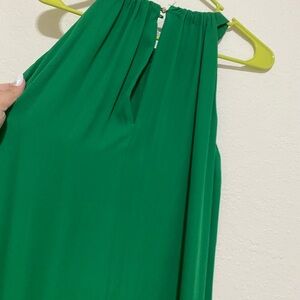 Vibrant Green Sleeveless Dress